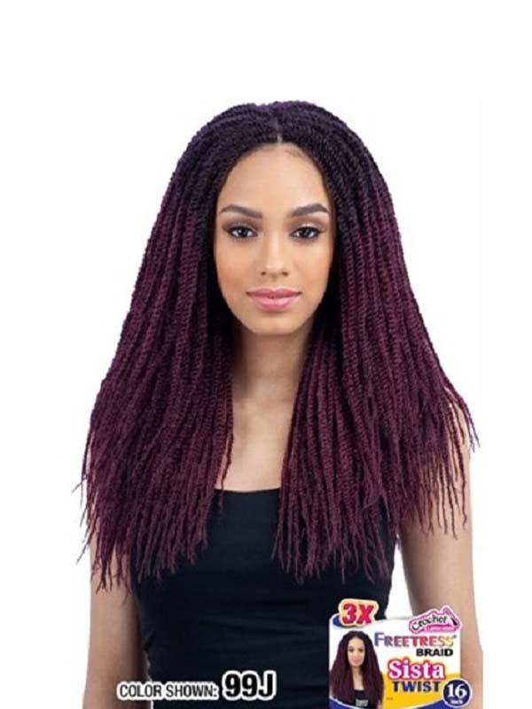 Crochet Braid Sista Twist 16″ Crochet Braid Free...