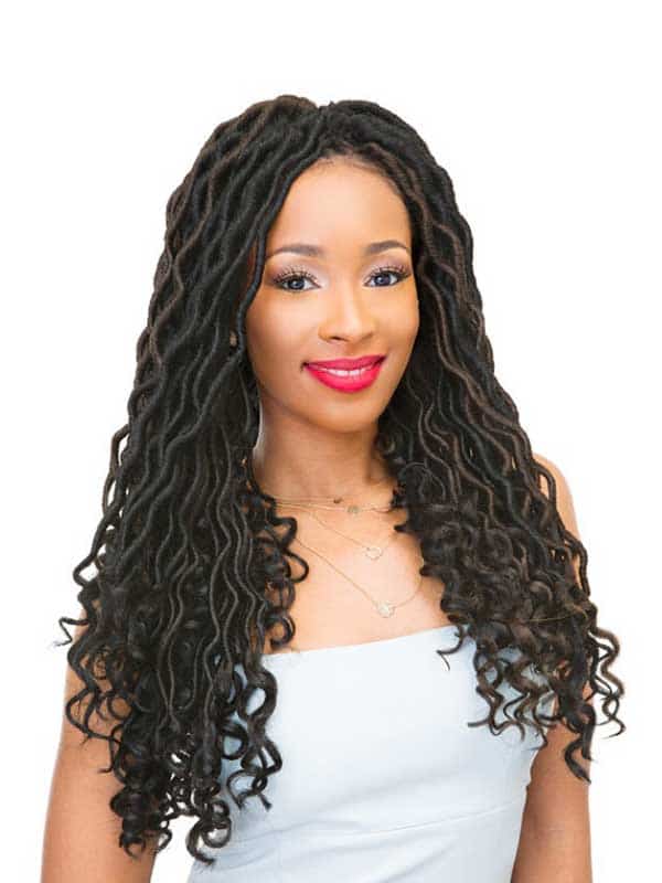 Crochet Braid Jamaican Faux Loc Sleek Hair