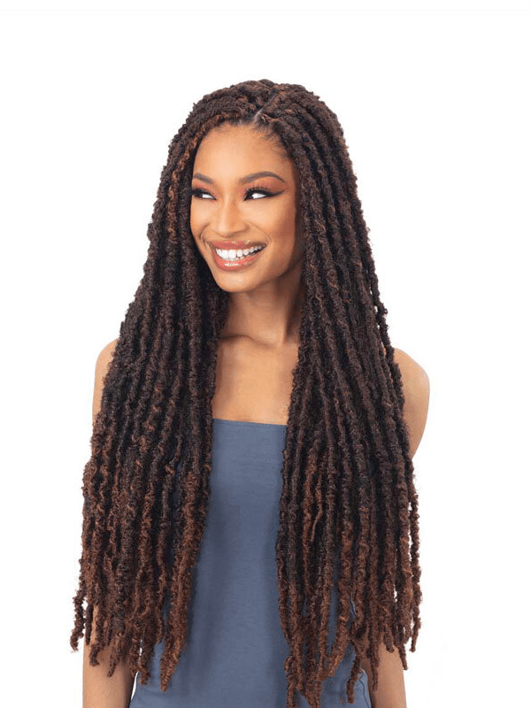 Crochet Braid Semi Naturel Indie Distressed Loc 26...