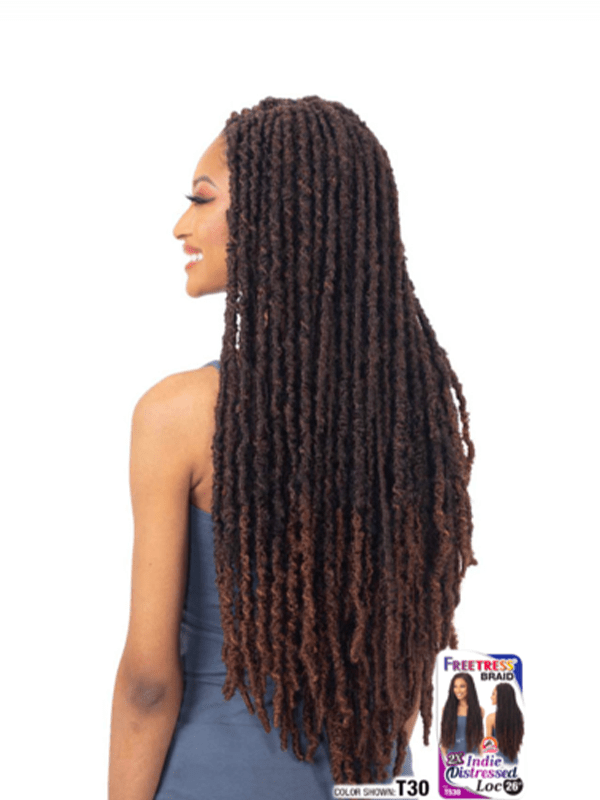 Crochet Braid Semi Naturel Indie Distressed Loc 26...