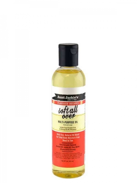 Flaxseed Recipes Soft All Over Multi Purpose Oil 237ml Aunt Jackie’s