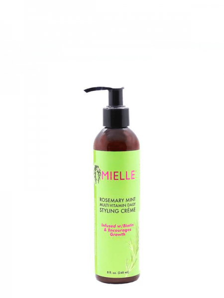 MIELLE ORGANICS Crème coiffante croissance Romarin/Menthe poivrée (Rosemary Mint) 240ml