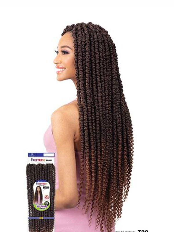 Crochet Braid Semi Naturel Large Passion twist 24...