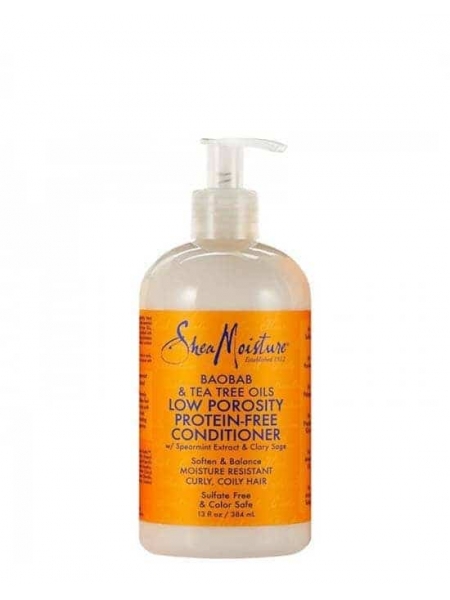 Baobab & Tea Tree Low Porosity Après-shampooing 384ml Shea Moisture