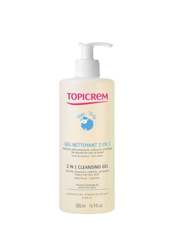 Bébé Gel Nettoyant 2 en 1 500 Ml Topicrem