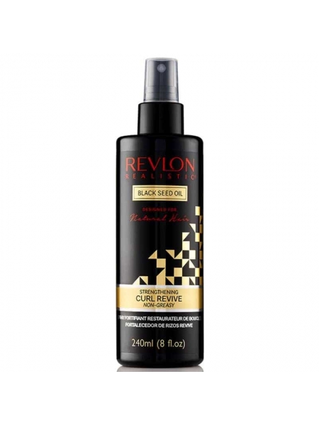 Black Seed Oil Strengthening Curl Revive Non -greasy 240 Ml Revlon Realistic