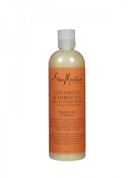 Coconut & Hibiscus Body Shea Butter Wash 384ml, Shea Moisture