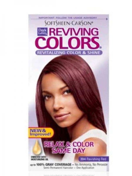 Coloration Capillaire Reviving - Enrichie en Huiles Hydratantes - Couleur 394 Rouge Sublime Dark and Lovely