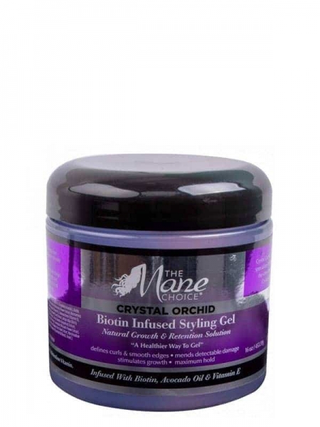 Crystal Orchid Gel Coiffant À La Biotine 453g the Mane Choice