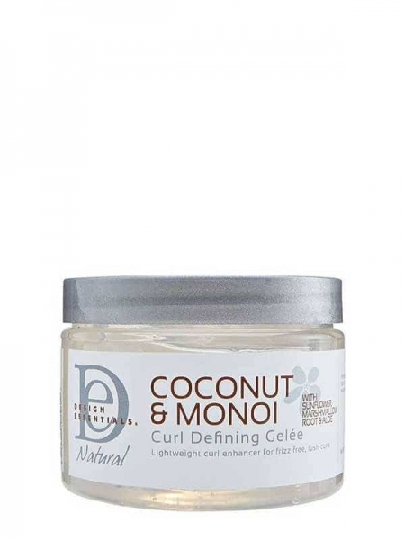 Curl Defining Gelee 340 G Natural Coconut & Monoi Design Essentials Curl Defining Gelee 340 G Natural Coconut & Monoi Design Essentials