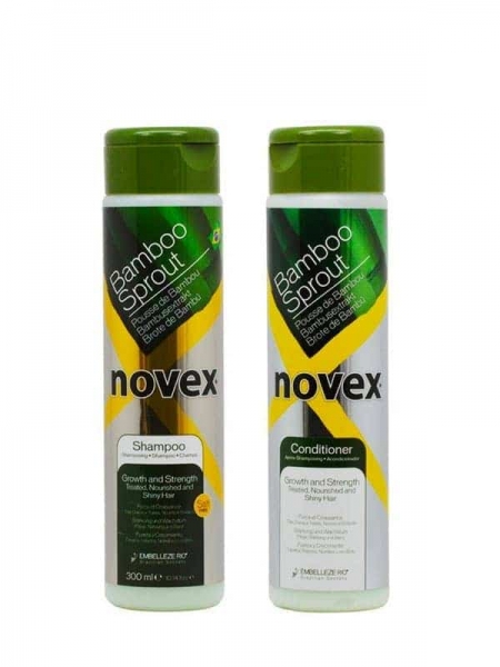 Duo Set Bamboo Sprout Shampoing Et Conditionner 10.14 Oz Novez Duo Set Bamboo Sprout Shampoing Et Conditionner 10.14 Oz Novez
