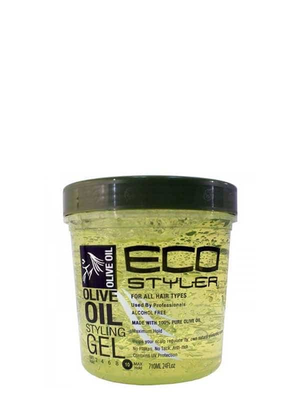 Gel Coiffant À Base D'huile D'olive 710 Ml Eco St...