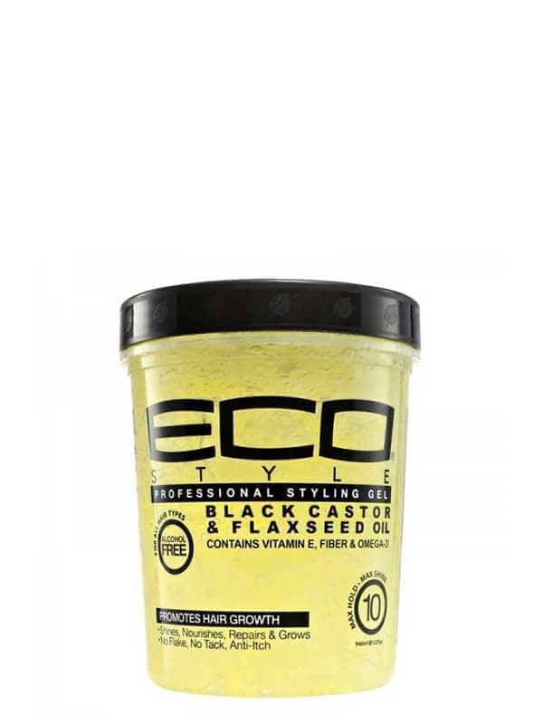 Gel Coiffant Black Castor & Flaxseed Oil 710ml...