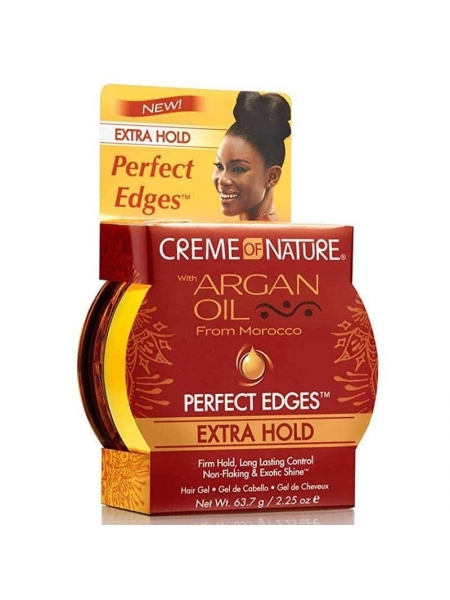 Gel Lisseur De Bordures À L'argan Fixation Forte 64ml Creme of Nature Gel Lisseur De Bordures À L'argan Fixation Forte 64ml Creme of Nature