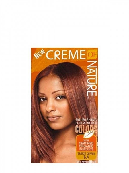 Hair Dye Color Bronze Copper 6.4 Creme of Nature