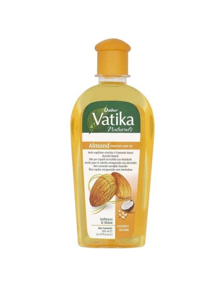Huile D'amande Pour Cheveux 200ml Dabur Vatika