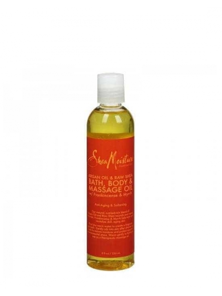 Huile De Massage Et Pour Le Bain Argan Oil and Raw 273ml Shea Moisture