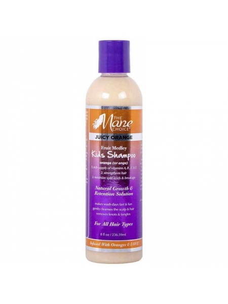 Kids Shampoing Pour Enfants À L’orange 237ml the Mane Choice