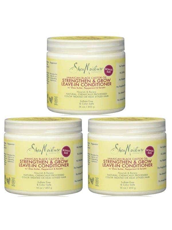 Lot De 3 Jamaican Black Castor Oil Leave in Condit...