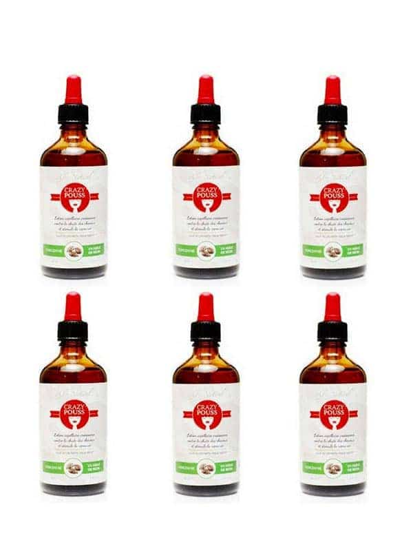 Lot De 6 Lotion Crazy Pouss 100 Ml Afro Naturel