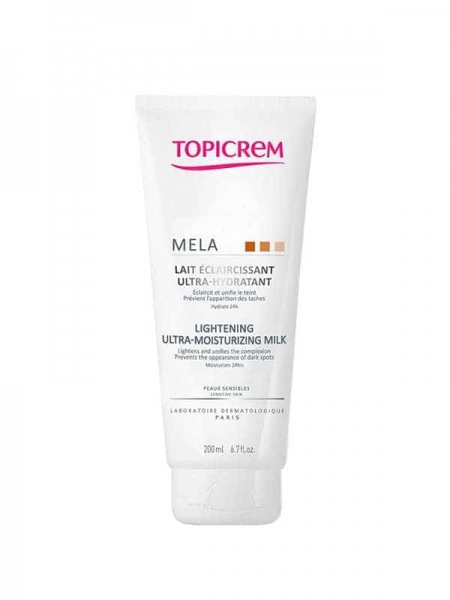 Mela Lait Éclaircissant Ultra Hydratant Topicrem 200ml