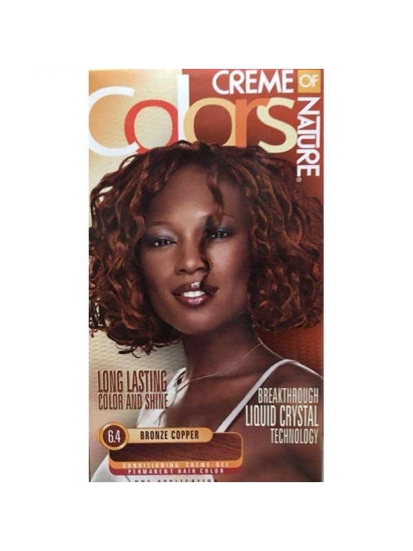 Nourishing Permanent Hair Bronze Copper 6.4 Creme ...