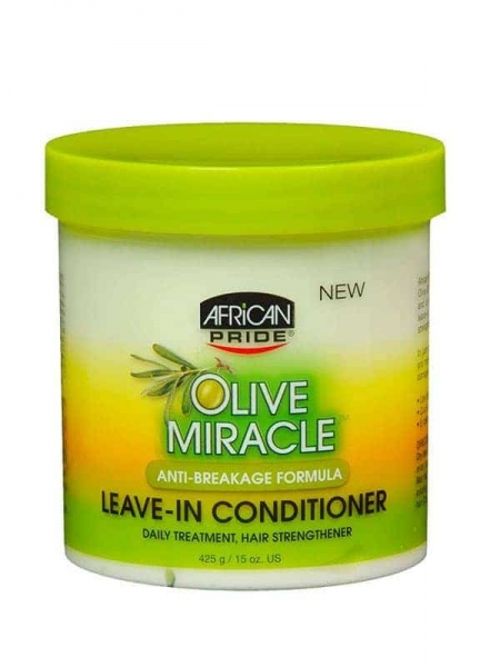 Olive Miracle Conditionneur Sans Rinçage 425g African Pride Olive Miracle Conditionneur Sans Rinçage 425g African Pride