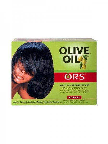 Olive Oil Kit Défrisant Sans Soude Cheveux Normaux Et Fins Ors