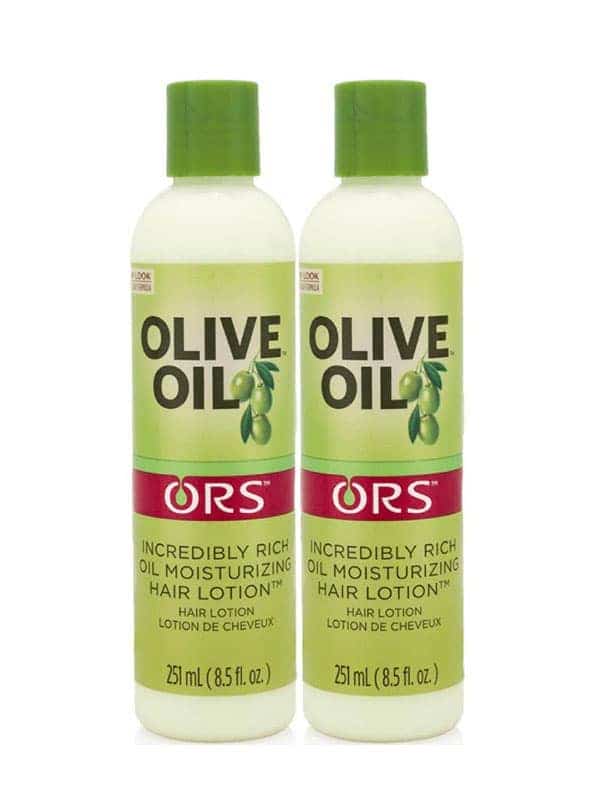 Olive Oil Lot De 2 Moisturizing Hair Lotion 251 Ml...