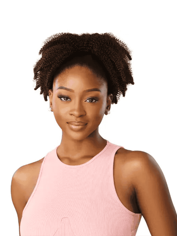 Postiche Afro Crépu Chocolat Kajo - Outre