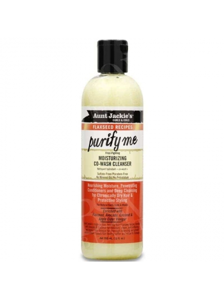 Purify Me Moisturizing Co-wash Cleanser 355ml Aunt Jackie's