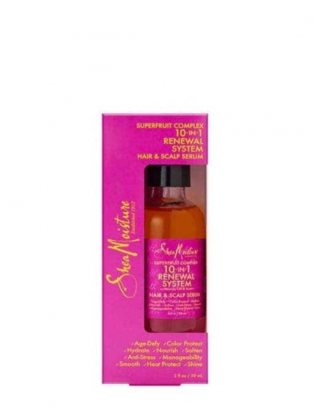 Superfruit Complex 10 in 1 Renewal System Hair & Scalp Serum 59ml Shea Moisture