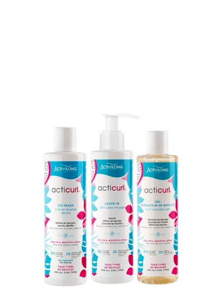 Trio Wash And Go Cheveux Bouclés Activilong Acticurl Hydra