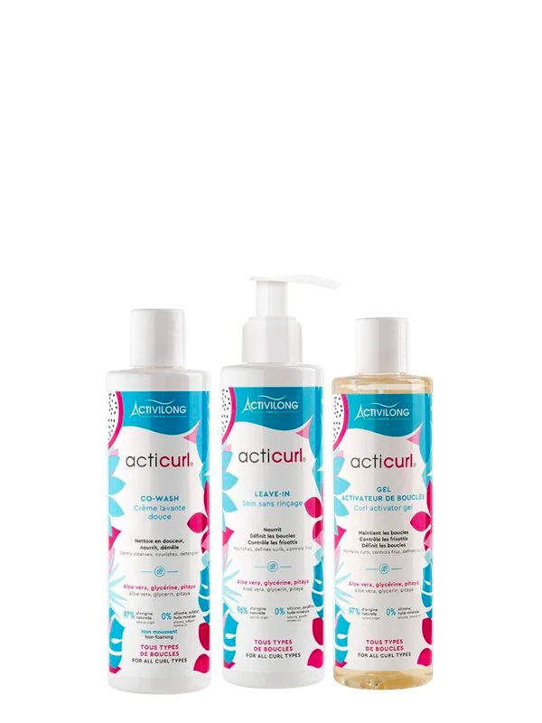 Trio Wash And Go Cheveux Bouclés Activilong Actic...
