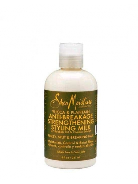 Shea moisture yucca & plantain Strengthening Styling Milk 237ml Shea Moisture