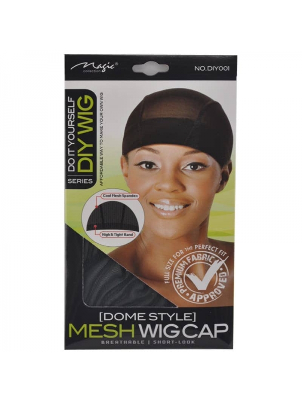 Mesh Dome Wig Cap Cool Mesh Spandex With Wide Elas...