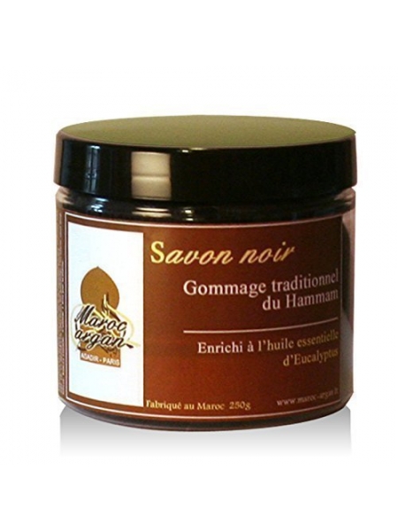 Gommage au Savon Noir à l'Eucalyptus Traditionnel 100% Naturel 